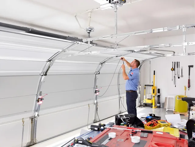Garage door cable repair service by Daytona Beach Garage Door Repair in Daytona Beach