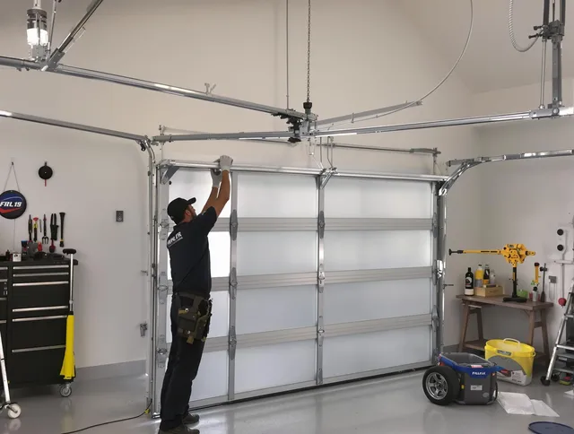 Daytona Beach Garage Door Repair certified team performing precision garage door installation in Daytona Beach