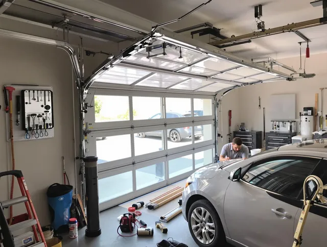 Garage door noise reduction service by Daytona Beach Garage Door Repair in Daytona Beach