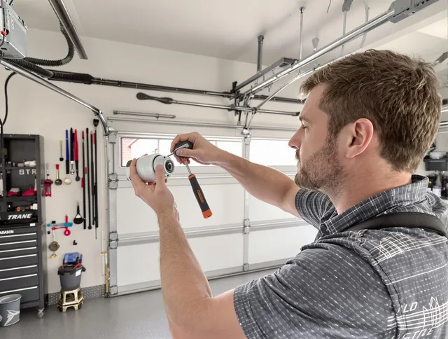 Garage door opener repair service by Daytona Beach Garage Door Repair in Daytona Beach